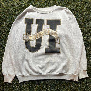 Tultex Made In USA University of Iowa Grey Vintage Pullover (XXL fits XL)